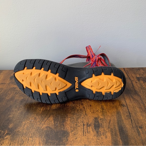 TEVA Zirra Sandals Red Straps (S/N 1000035) Women’s Size 9.5 US / 40.5 EU - Picture 8 of 11